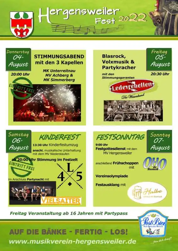 Einladung zum Hergensweiler Fest 2022
