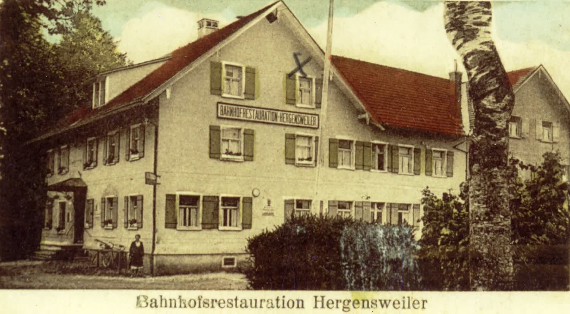 Postkarte Bahnhofsrestauration