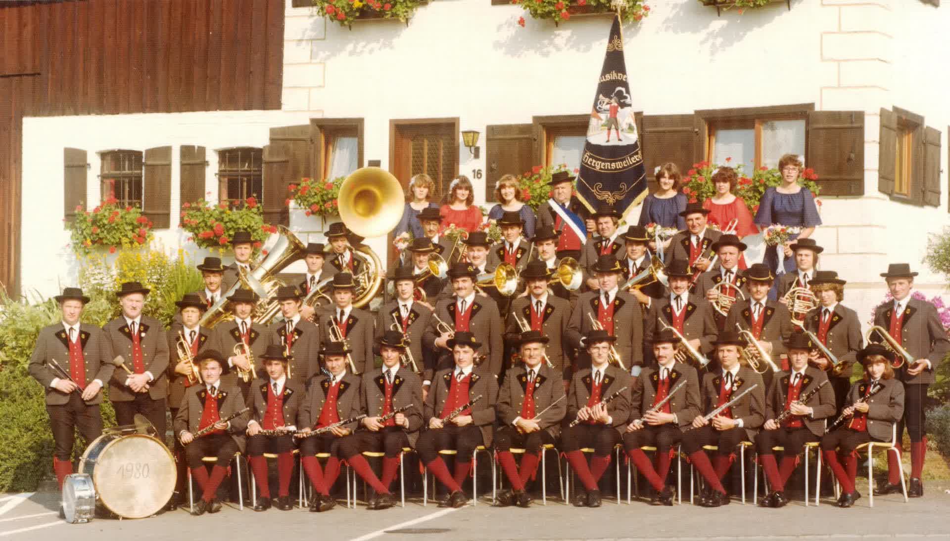 Gruppenfoto von 1980