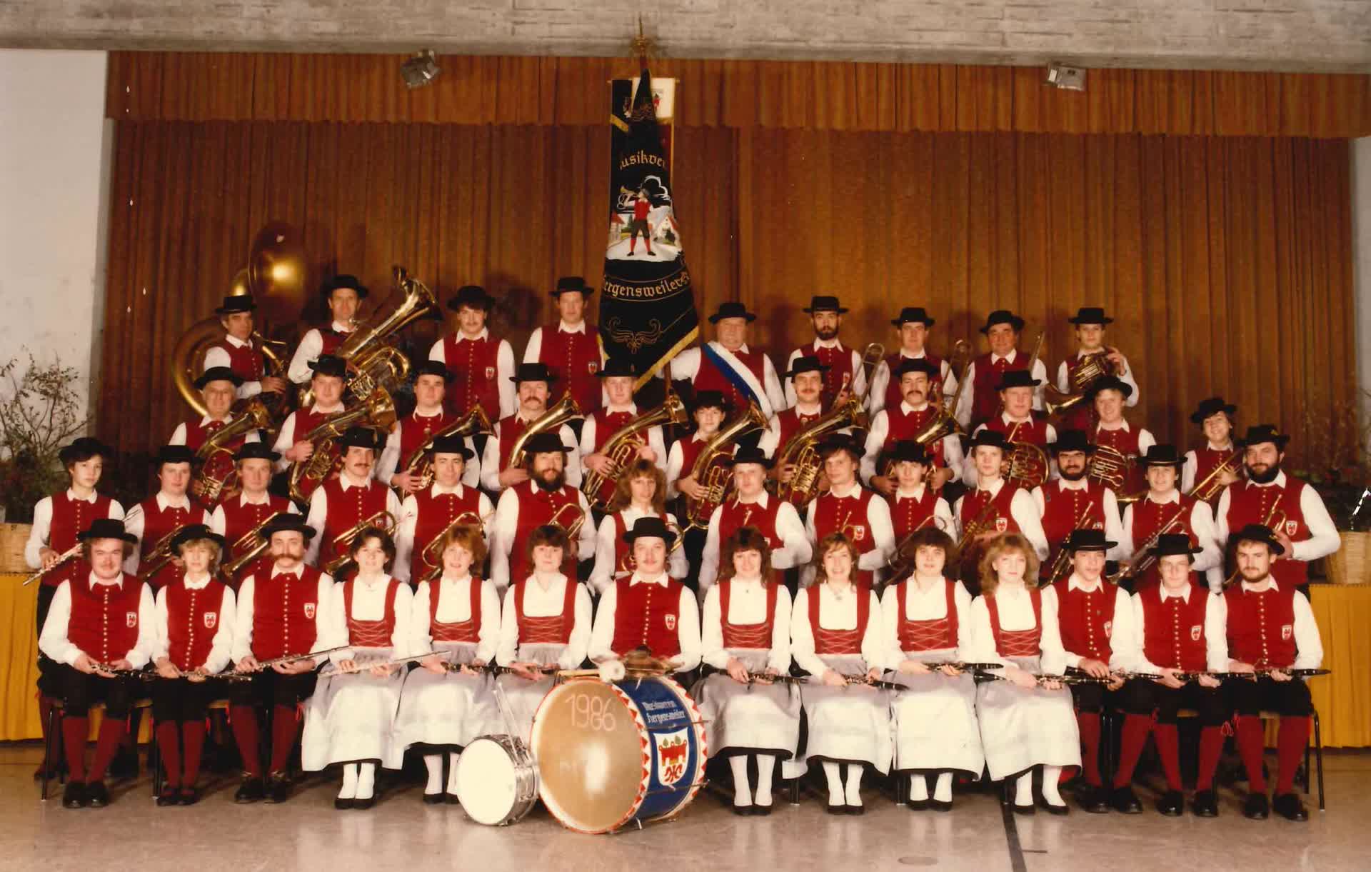 Gruppenfoto von 1986